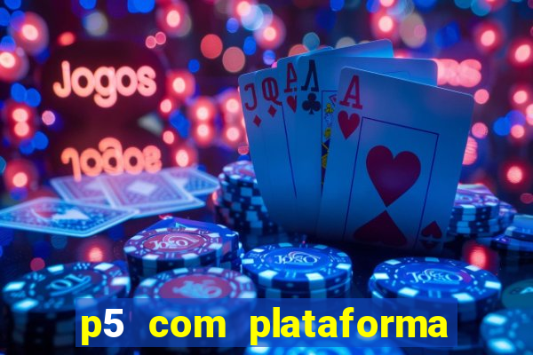 p5 com plataforma de jogos